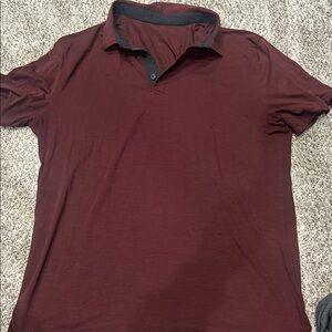 Men's Burgundy Polo Shirt